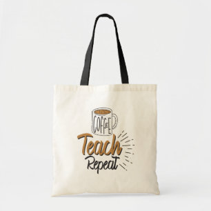 Bolsa Tote Tote Tote de Apreciação do Professor Repeticionado