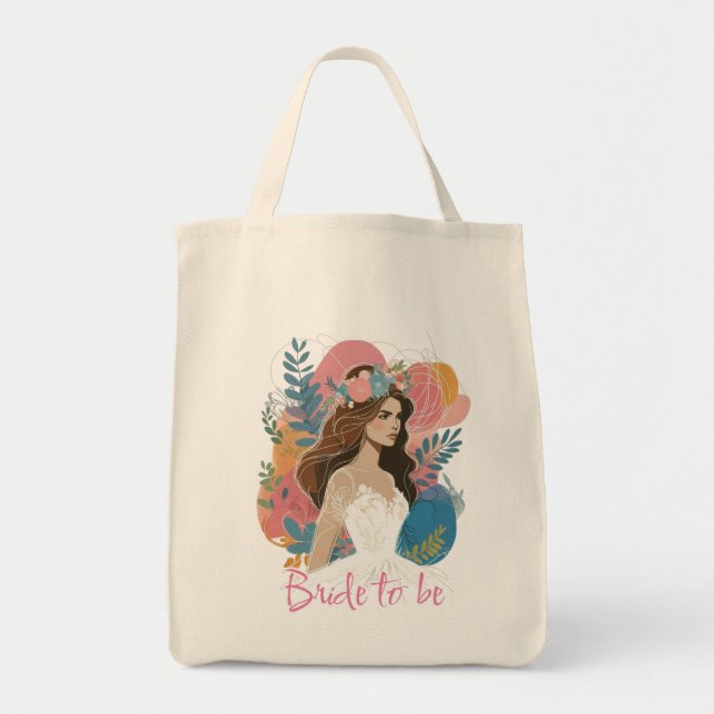Bolsa Tote Totebag “Bride to be“ (Frente)