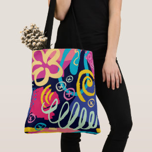 Bolsa Tote ToteBag com Estampa All-Over, Grande