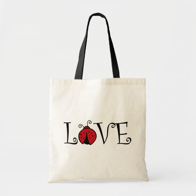Bolsa Tote Totebag do amor do joaninha (Frente)