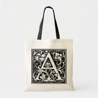 Bolsa Tote totebag inicial da caligrafia (contactar para pers