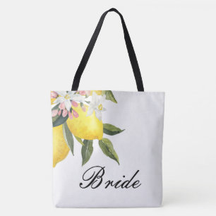 BOLSA TOTE TOTEM DE NOIVA COM LIMÕES ATRÁS