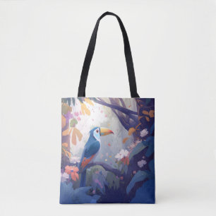 Bolsa Tote Toucan Bird Retrait Animal Painting Willife Free