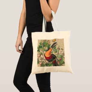 Bolsa Tote Toucan Jungle Tropical Bird Beauful Antiguidade