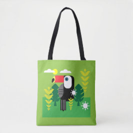 Bolsa Tote Toucan Tropical Bird