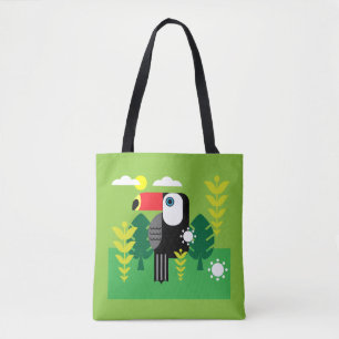 Bolsa Tote Toucan Tropical Bird
