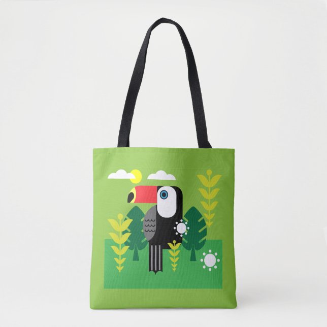 Bolsa Tote Toucan Tropical Bird (Frente)