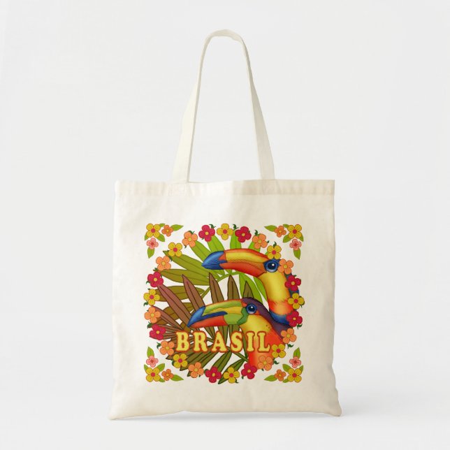 Bolsa tote Toucans do Brasil (Frente)