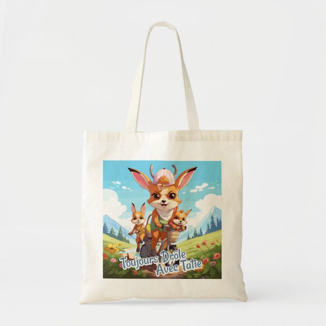 Bolsa Tote Toujours drôle avec Tatie (Frente)