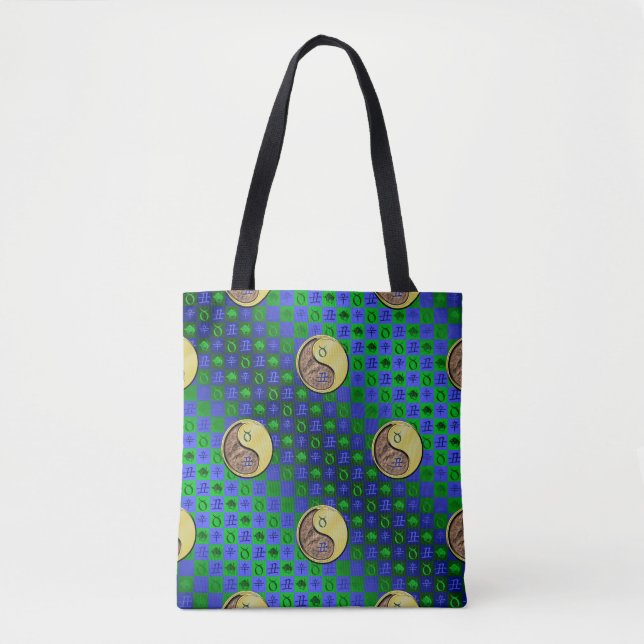 Bolsa Tote Touro & Boi de Metal (Frente)