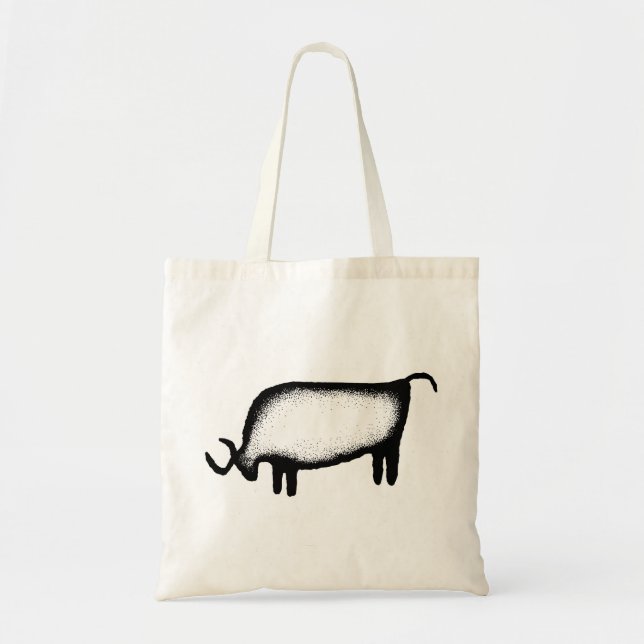 Bolsa Tote Touro - preto (Frente)