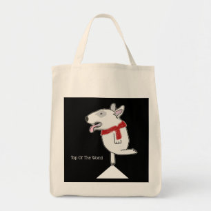 Bolsa Tote Touro terrier Doodle Top of the world