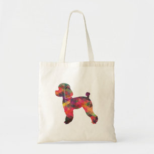 Bolsa Tote Toy Poodle Dog Geo Silhouette