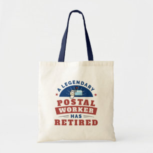 Bolsa Tote Trabalhador Postal Aposentado Presente de Aposenta