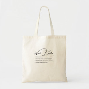 Bolsa Tote Trabalho Bestie Engraçado Colega Colega Clássica