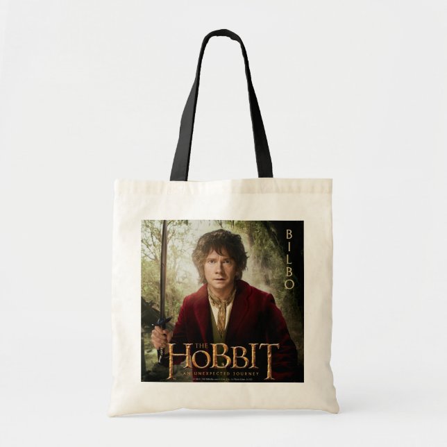 Bolsa Tote Trabalho de arte da Edição Limitada: BILBO BAGGINS (Frente)