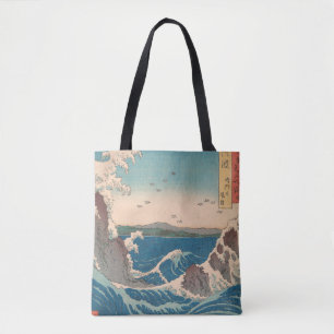 Bolsa Tote Trabalho de arte de Waves Naruto Whirlpool Japonês