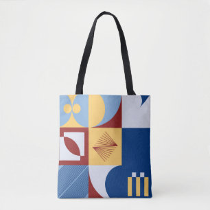 Bolsa Tote Trabalho de arte gráfico digital design de padrão