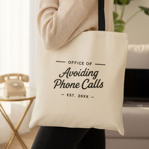 Bolsa Tote Trabalho engraçado de casa Humor de escritório