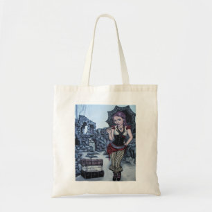 Bolsa Tote traços de meu saco do país das fadas do steampun