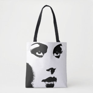 Bolsa Tote Traços negros de mulher