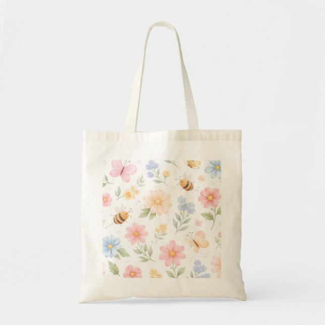 Bolsa Tote Tragetasche für den Frühling (Frente)