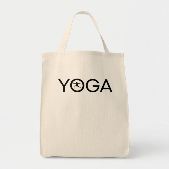 Bolsa Tote Tragetasche mir Schriftzug: Yoga (Frente)
