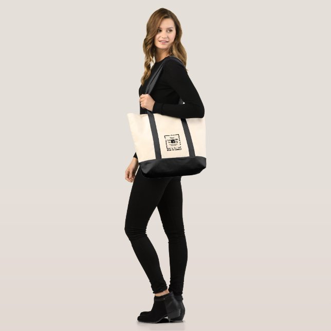 Bolsa Tote Tragetasche - QR - PURE Collection (Frente (modelo))