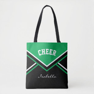 Bolsa Tote Traje de Cheerleader Verde Cheio