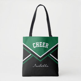 Bolsa Tote Traje de Cheerleader Verde Mais Escuro
