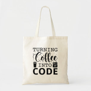 Bolsa Tote Transformando Café em Código