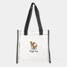 Bolsa Tote Transparente para Estádio com Design de