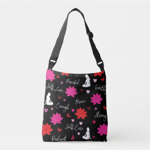Bolsa Tote Transversal Design de Autoamor Flor d