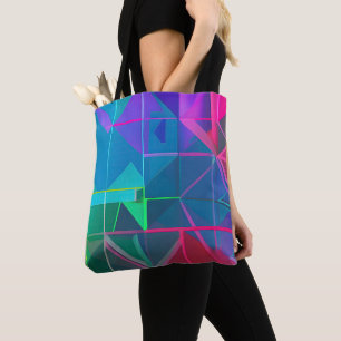Bolsa Tote Trava Cibernética: Um Espectro de Luz