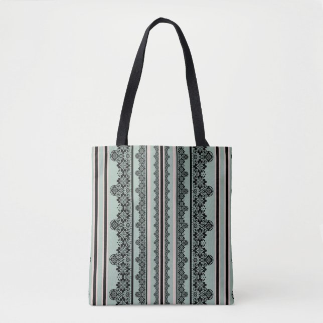 Bolsa Tote Travesseiro decorativo preto, abertura (Frente)