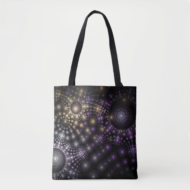 Bolsa Tote Travesseiro decorativo Uniforme Mandala da Esfera  (Frente)