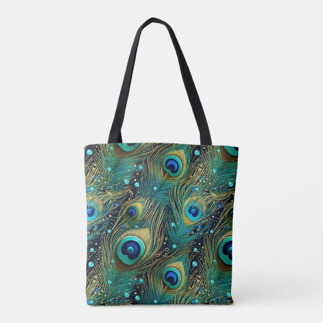Bolsa Tote Travesseiro Peacock Passion (Verso)