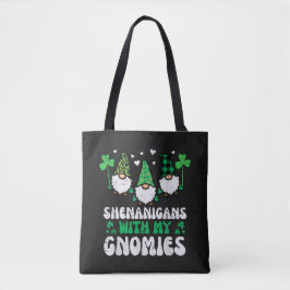 Bolsa Tote Travessuras de São Patrício com Gnomies Gnomo