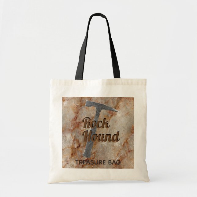 Bolsa Tote Treasure Bag For Rock Hounds (Frente)