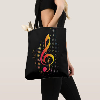 Bolsa Tote Treble Clef Music
