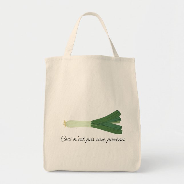 Bolsa Tote Trecharia de Leeks (Frente)