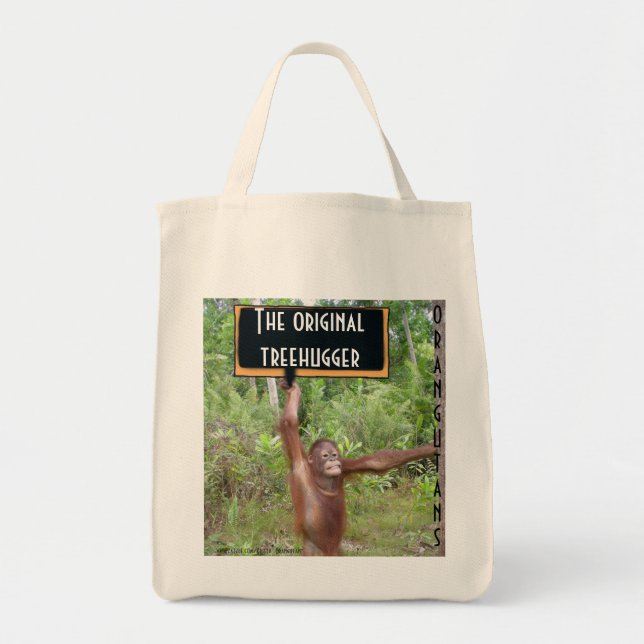 Bolsa Tote Treehugger Orangutan Original (Frente)