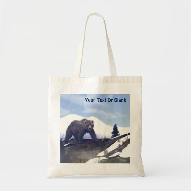 Bolsa Tote Treeline Grizzly (Frente)