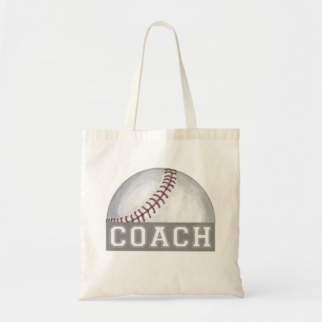 Bolsa Tote Treinador Baseball (Frente)