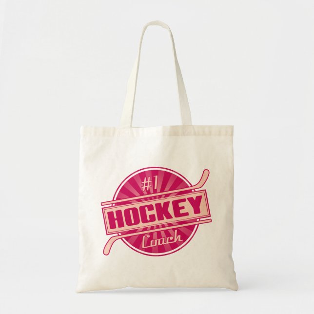 Bolsa Tote Treinador de hóquei #1 (Frente)