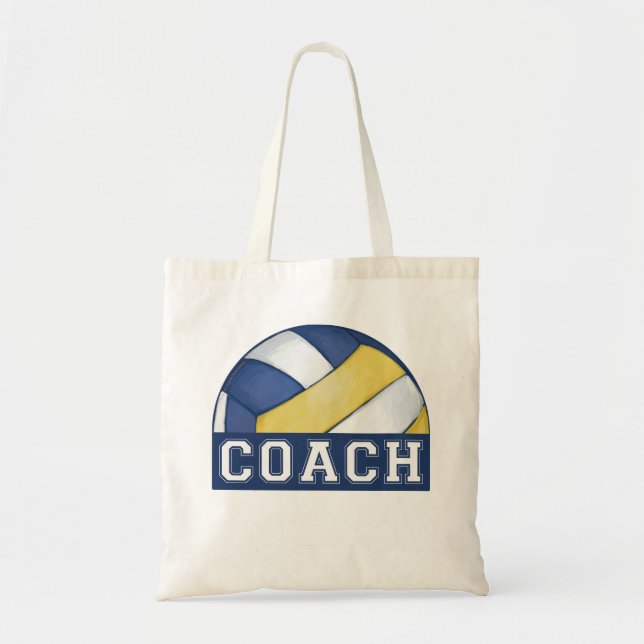 Bolsa Tote Treinador de Voleibol (Frente)