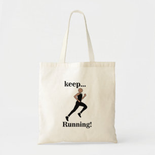 Bolsa Tote Treinador Esportivo Corredor em Ação