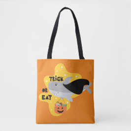 Bolsa Tote Treino de Halloween de Tubarão