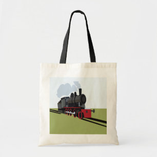 Bolsa Tote Trem a Vapor Ferrovia
