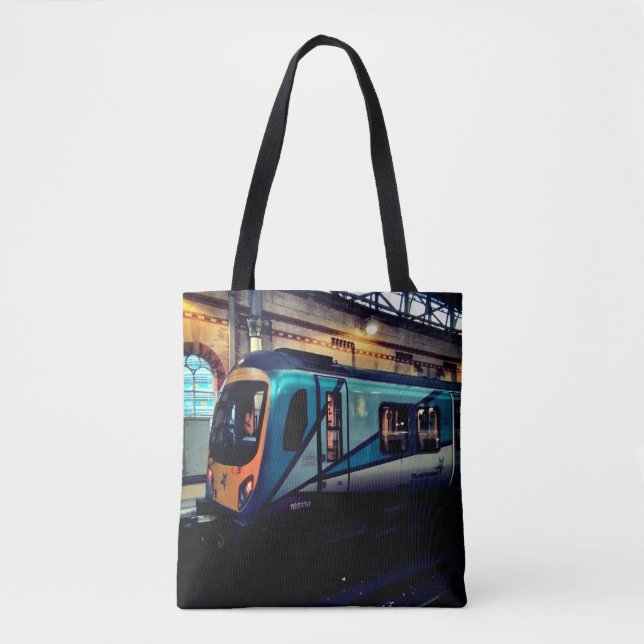 Bolsa Tote trem de Manchester (Frente)